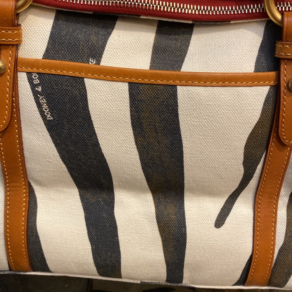 Dooney And Bourke Zebra Canvas Bag - image 3